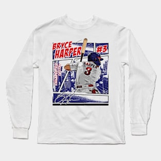 Bryce Harper Philadelphia Comic Long Sleeve T-Shirt